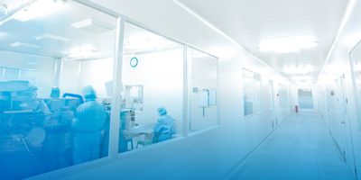 Clean room in a pharmaceutical factory