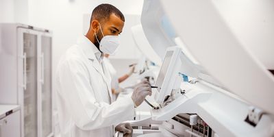 Scientist validates lab equipment