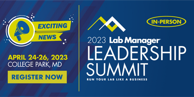 Exciting News! 2023 Lab Manager Leadership Summit